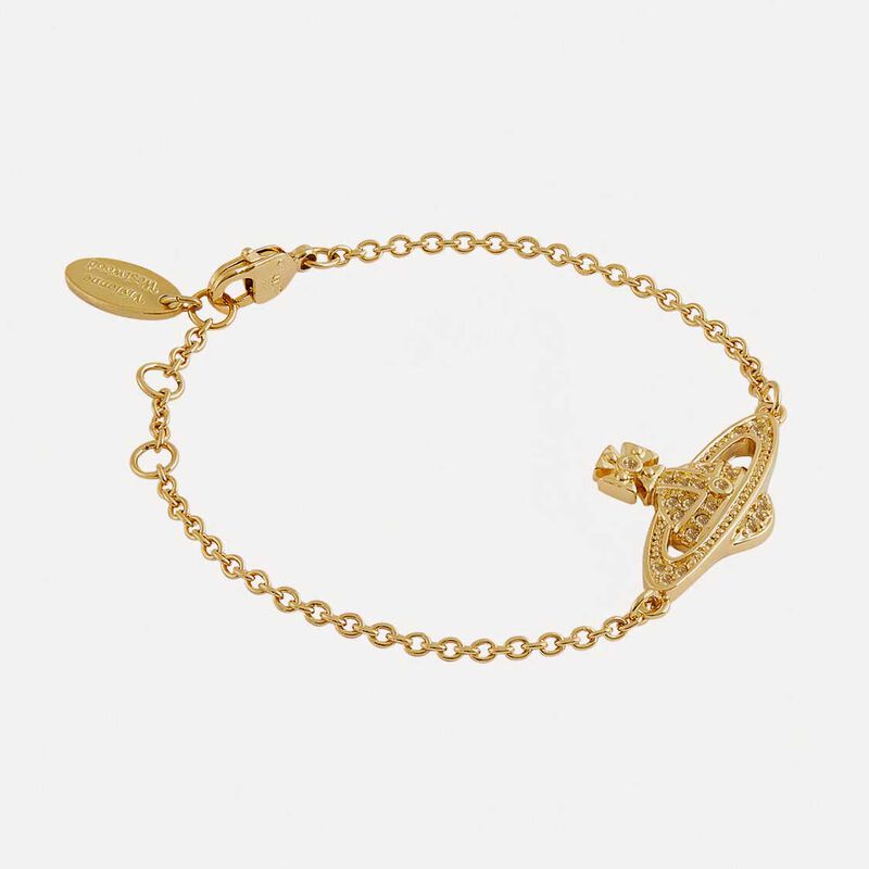 Vivienne Westwood Mini Bas Relief Chain Bracelet image number 1